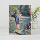 Gustave Caillebotte - Batthers, Bank of the Yerres 招待状 (スタンド正面)