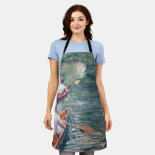 Gustave Caillebotte - Canoes on the Yerres エプロン (着用した状態)