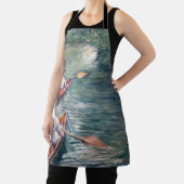 Gustave Caillebotte - Canoes on the Yerres エプロン (インサイチュ)