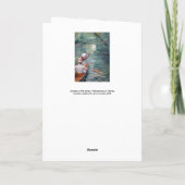 Gustave Caillebotte - Canoes on the Yerres カード (裏面)