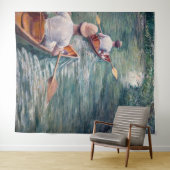 Gustave Caillebotte - Canoes on the Yerres タペストリー (インサイチュ(横))