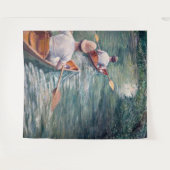 Gustave Caillebotte - Canoes on the Yerres タペストリー (正面(横))