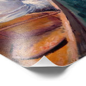 Gustave Caillebotte - Canoes on the Yerres フォトプリント (角)