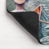 Gustave Caillebotte - Canoes on the Yerres マウスパッド (コーナー)