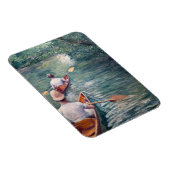 Gustave Caillebotte - Canoes on the Yerres マグネット (右側)