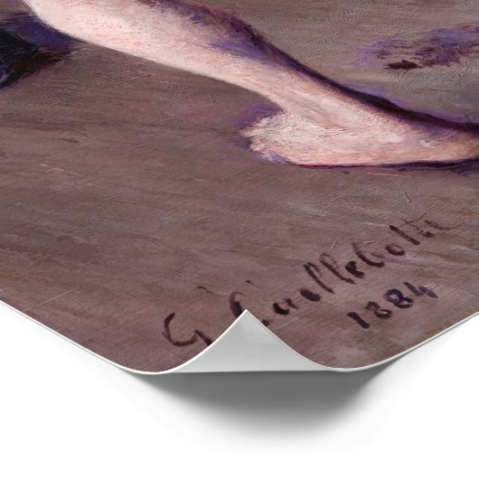 Gustave Caillebotte - Man at his Bath ポスター (角)