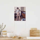Gustave Caillebotte - Man at his Bath ポスター (キッチン)