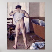 Gustave Caillebotte - Man at his Bath ポスター (正面)