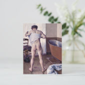 Gustave Caillebotte - Man at his Bath ポストカード (スタンド正面)