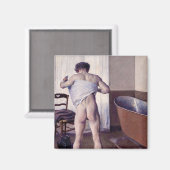 Gustave Caillebotte - Man at his Bath マグネット (正面/裏面)