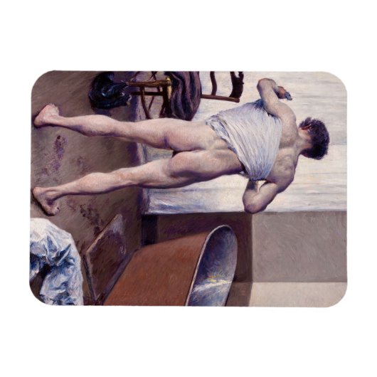 Gustave Caillebotte - Man at his Bath マグネット (横)