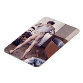 Gustave Caillebotte - Man at his Bath マグネット (左側)