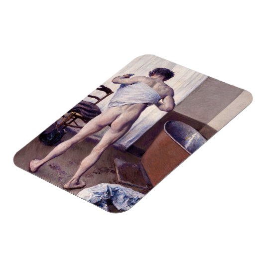 Gustave Caillebotte - Man at his Bath マグネット (左側)