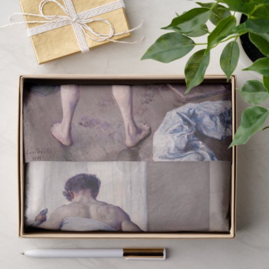 Gustave Caillebotte - Man at his Bath 薄葉紙 (ギフト)