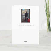 Gustave Caillebotte - Man at the Window カード (裏面)