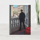 Gustave Caillebotte - Man at the Window カード (正面)