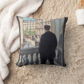 Gustave Caillebotte - Man at the Window クッション (ブランケット)