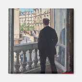 Gustave Caillebotte - Man at the Window マグネット (正面)