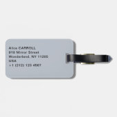 Gustave Caillebotte - Man at the Window ラゲッジタグ (裏面横)