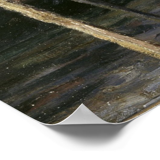 Gustave Caillebotte - Sailing Boats at Argenteuil ポスター (角)