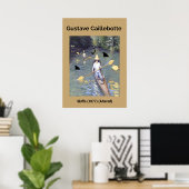 Gustave Caillebotte: Skiffs (1877) （変更） ポスター (ホームオフィス)