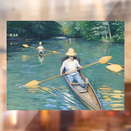 Gustave Caillebotte - Skiffs on the Yerres ウィンドウサイン (シート2)