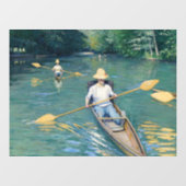 Gustave Caillebotte - Skiffs on the Yerres ウィンドウサイン (シート)
