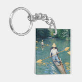 Gustave Caillebotte - Skiffs on the Yerres キーホルダー (正面左)
