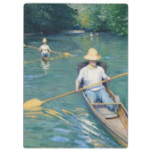 Gustave Caillebotte - Skiffs on the Yerres クリップボード (裏面)