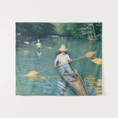 Gustave Caillebotte - Skiffs on the Yerres タペストリー (正面(横))