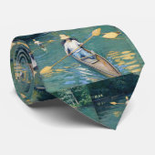 Gustave Caillebotte - Skiffs on the Yerres ネクタイ (ロール)