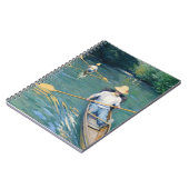 Gustave Caillebotte - Skiffs on the Yerres ノートブック (左側)