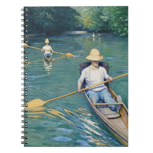 Gustave Caillebotte - Skiffs on the Yerres ノートブック (正面)