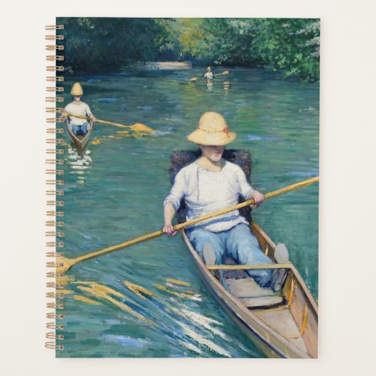 Gustave Caillebotte - Skiffs on the Yerres プランナー手帳 (正面)