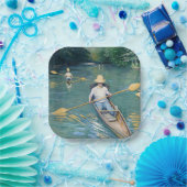 Gustave Caillebotte - Skiffs on the Yerres ペーパープレート (パーティー)