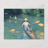 Gustave Caillebotte - Skiffs on the Yerres ポストカード (正面)