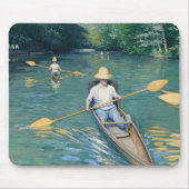 Gustave Caillebotte - Skiffs on the Yerres マウスパッド (正面)