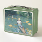 Gustave Caillebotte - Skiffs on the Yerres メタルランチボックス (裏面)