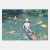 Gustave Caillebotte - Skiffs on the Yerres ラッピングペーパーシート (正面2)