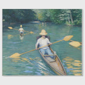 Gustave Caillebotte - Skiffs on the Yerres ラッピングペーパー (フラット)