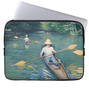 Gustave Caillebotte - Skiffs on the Yerres ラップトップスリーブ