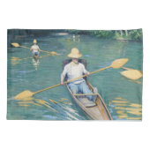 Gustave Caillebotte - Skiffs on the Yerres 枕カバー (裏面)