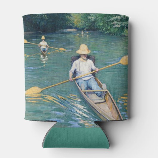 Gustave Caillebotte - Skiffs on the Yerres 缶クーラー (裏面)