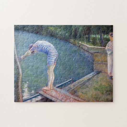 Gustave Caillebotte - The Bather / The Diver ジグソーパズル (横)