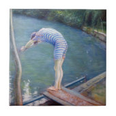 Gustave Caillebotte - The Bather / The Diver タイル (正面)