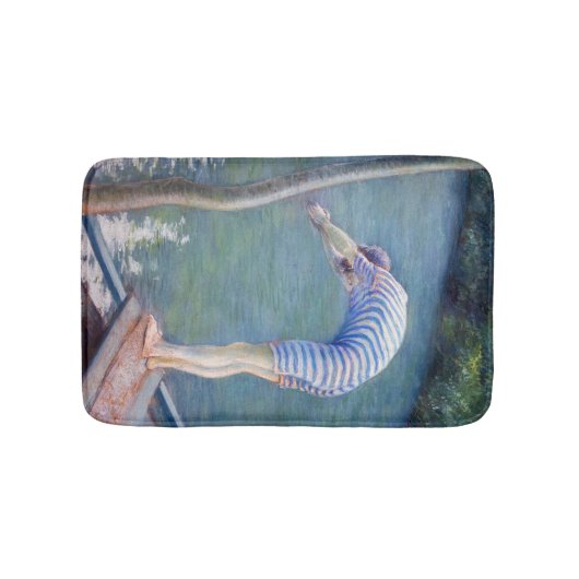 Gustave Caillebotte - The Bather / The Diver バスマット (正面)