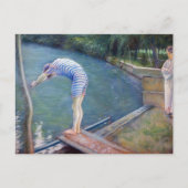 Gustave Caillebotte - The Bather / The Diver ポストカード (正面)