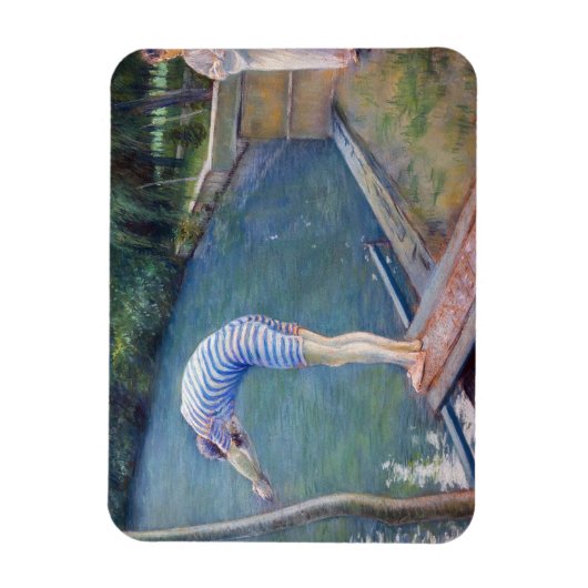 Gustave Caillebotte - The Bather / The Diver マグネット (縦)