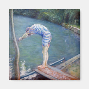 Gustave Caillebotte - The Bather / The Diver マグネット