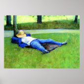 Gustave Caillebotte - The Nap, ポスター (正面)